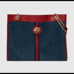 Gucci Rajah Navy Large Tote